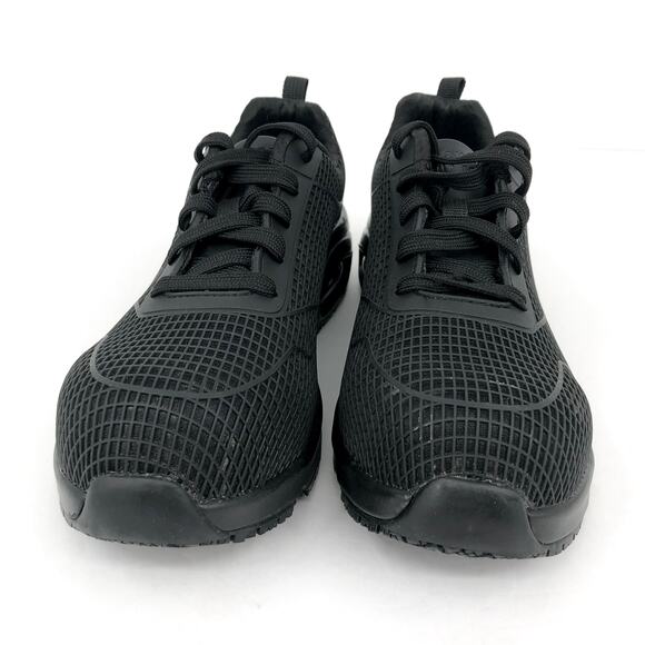 Skechers Work Womens Uno Deloney Shoes US 5.5 Black Comp Toe NMT SR EH NIB - Picture 4 of 10